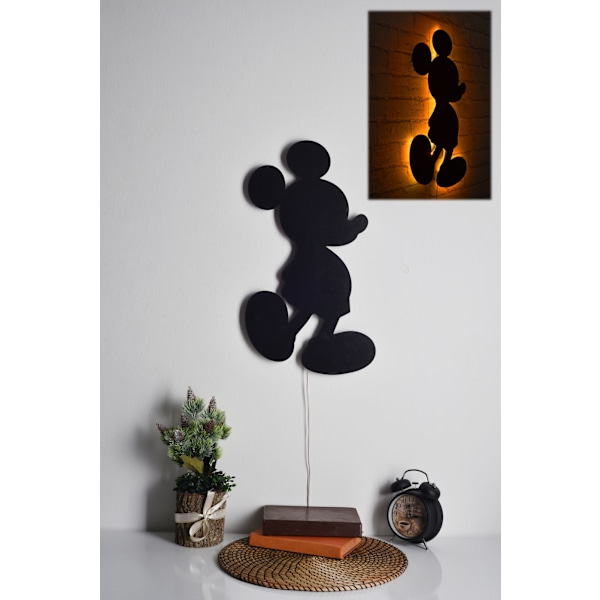 Dekorativ Led Belysning Mickey Mouse - Gul
