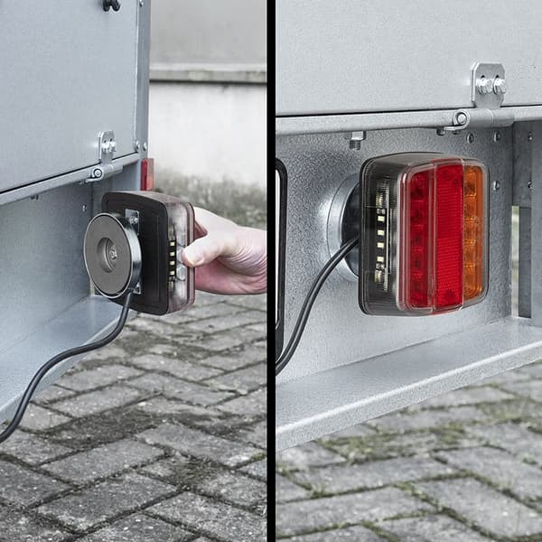Släpbelysning LED med magneter 7,5+2,5M kabel