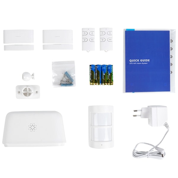 Trådlöst Wi-Fi larmsystem CHUANGO 6 el.