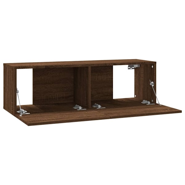 Mobile TV da parete rovere marrone 100x30x30 cm in derivati ​​del legno