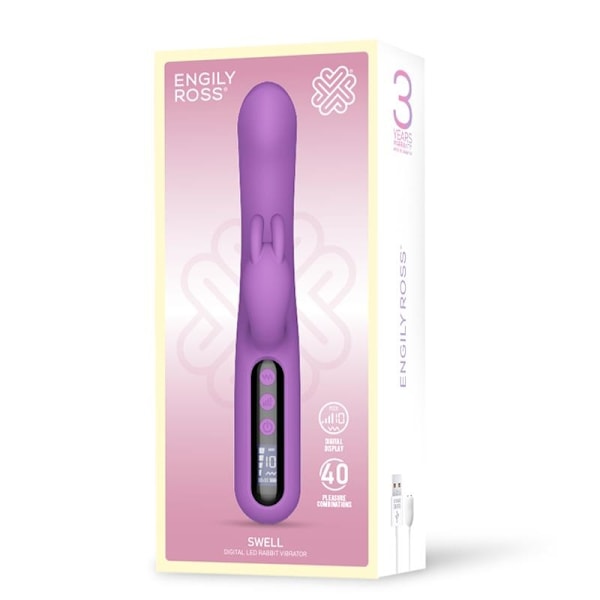 Swell Vibrador con Pantalla Digital Súper Potente 23,2 cm