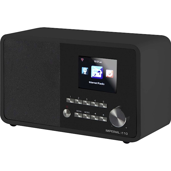 i110 WLAN internetradio med medieafspillerfunktion Sort