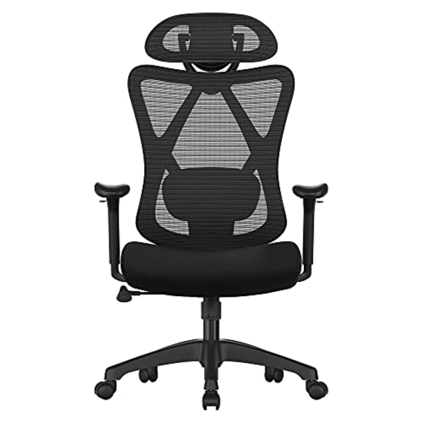 Ergonomisk kontorsstol med justerbart lutnings- och svankstöd
