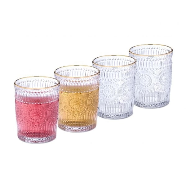 Dricksglas vintage 30 cl set om 4