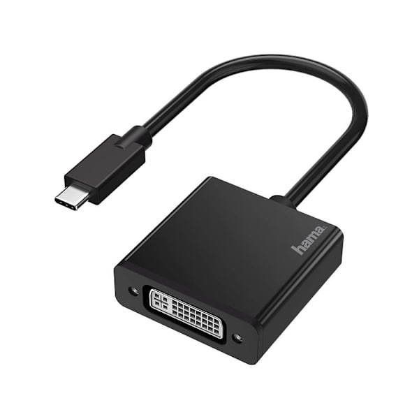 HAMA Adapter Video USB-C - DVI Ultra-HD 4K