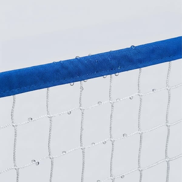 Justerbart badmintonnet med stativ, 400 cm, blå