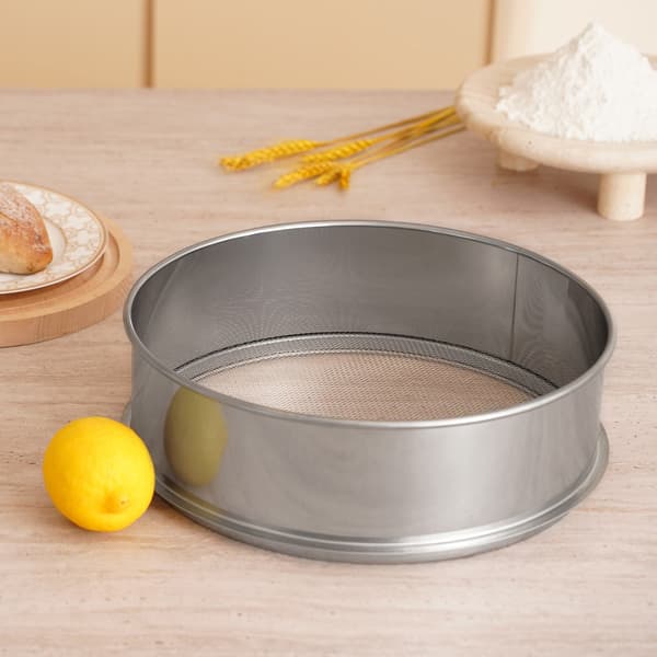 Melsigte, 10 mesh 304 rustfrit stål, 12,6 tommer