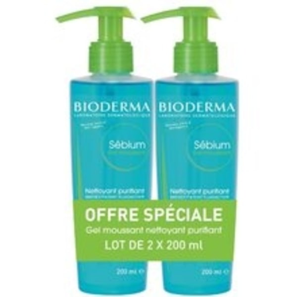 Bioderma - Sébium Gel Moussant Duo - Sada čisticích pěnivých gelů pro smíšenou až mastnou pleť