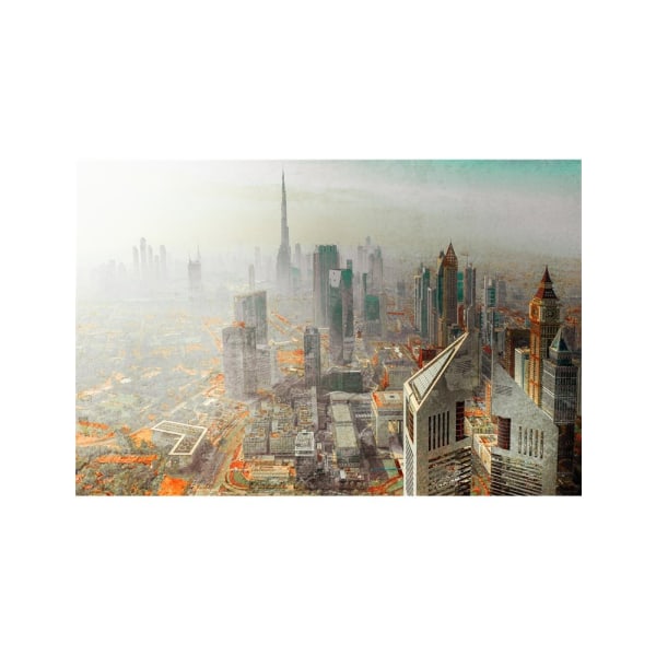 Twin Tower - Dubai - 21x30 cm