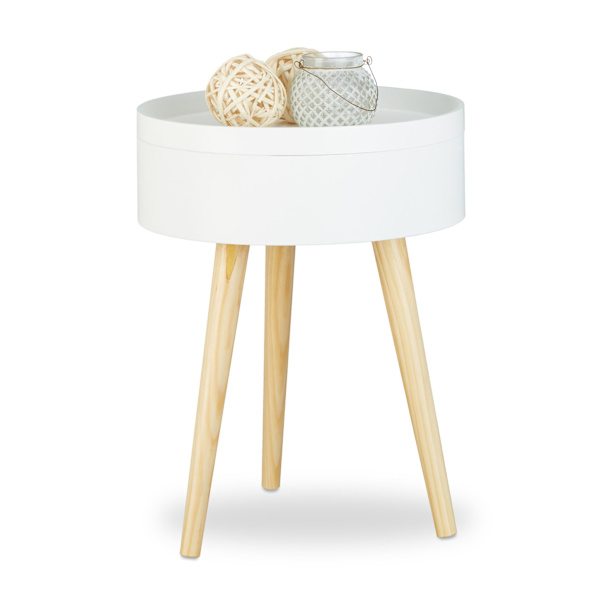 Rundt sidebord