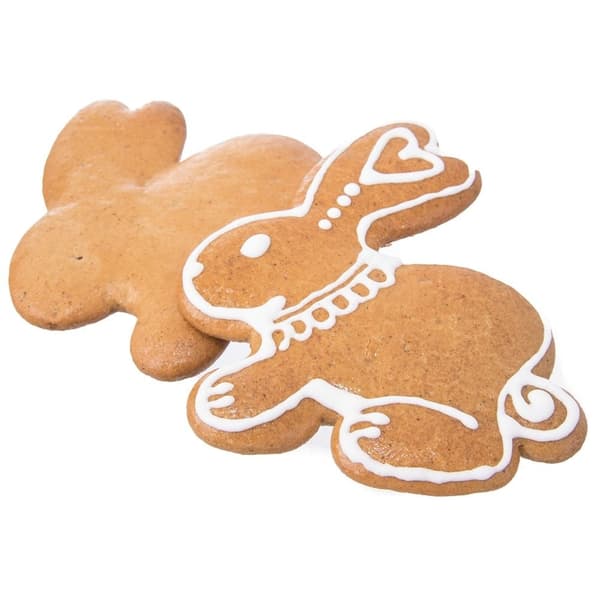 Easter Bunny Cookie Mål i rustfrit stål