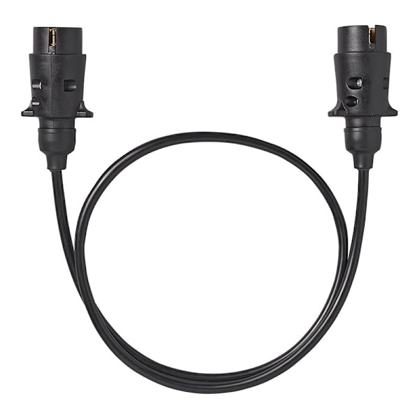 Jatkokaapeli 1M 2x 7-napaisella PVC-pistokkeella