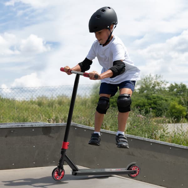 Trickscooter, 110 mm hjul, aluminiumdäck