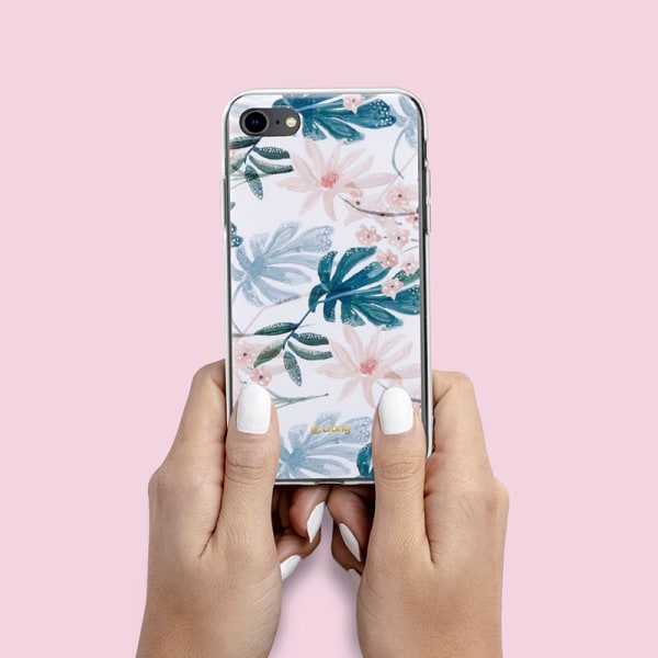 Crong Flower Cover – Cover til iPhone SE 2020/8/7 (mønster 01)