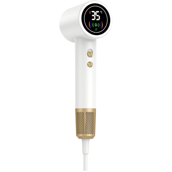 Hiustenkuivain LED-näytöllä HDD-1400 White
