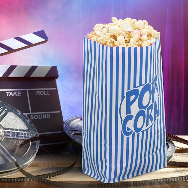 Retro popcornkartio 144 kpl