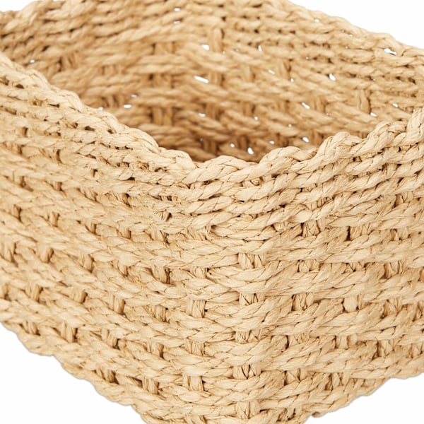 Vävd förvaringskorg, set om 3