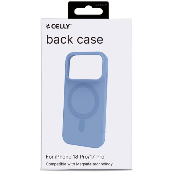 MagSafe-kompatibelt blødt cover, lyseblå – iPhone 18/17 Pro