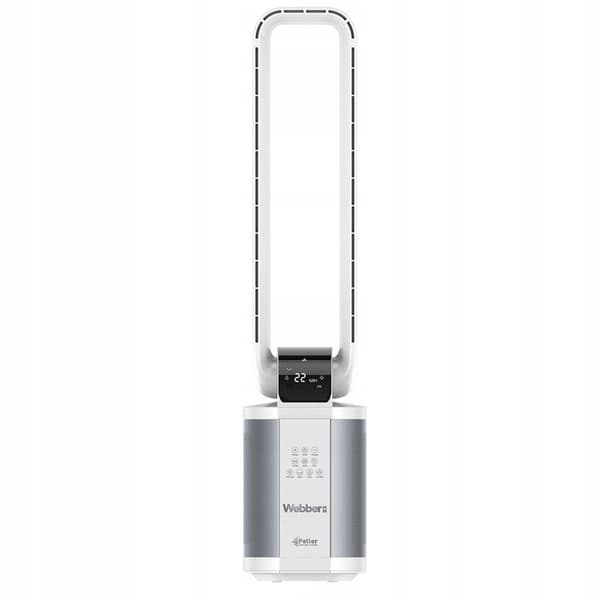 WEBBER WB1820 hvid blæser uden blade med luftfugter