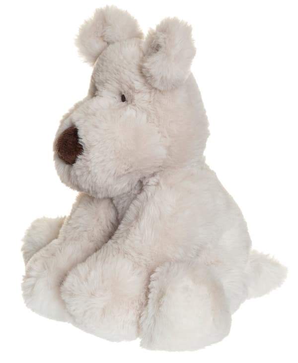 Pehmoinen harmaa koiranlelu, 25 cm, Oeko-Tex-sertifioitu
