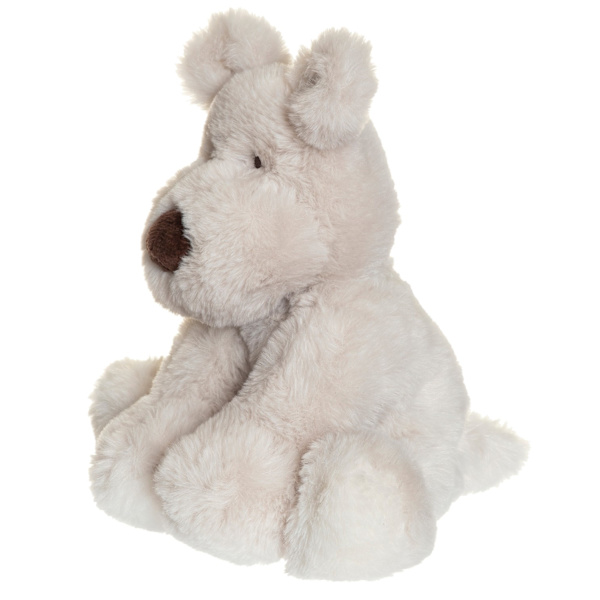 Plysch grå hundleksak, 25 cm, Oeko-Tex-certifierad