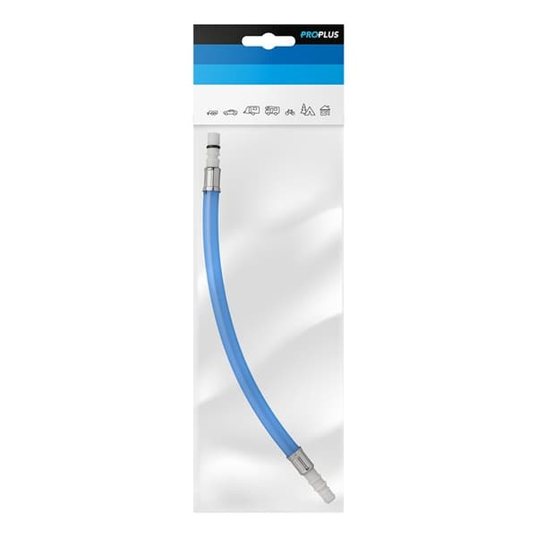 Flexibel slangkoppling, 25 cm, blå