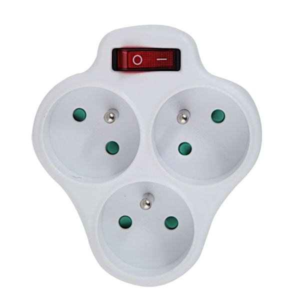 Esperanza Elec. Socket Splitter 3 Sockets Switch Vit