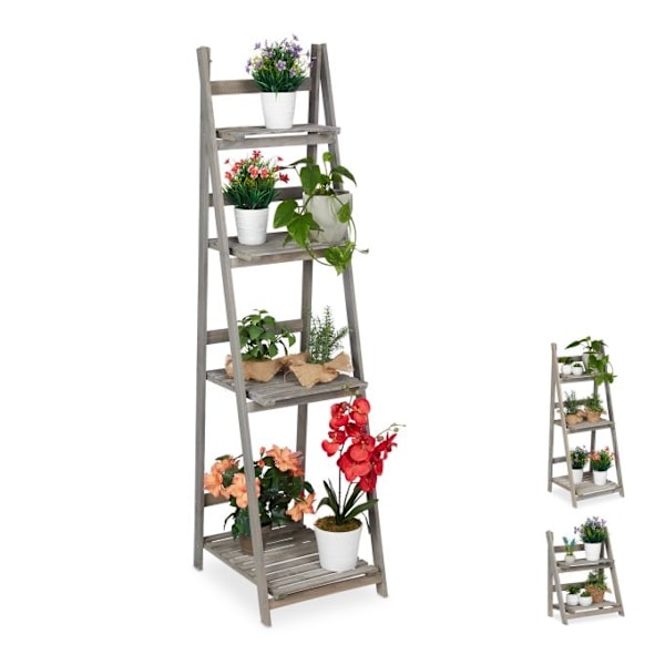 Blomstertrappe Trægrå