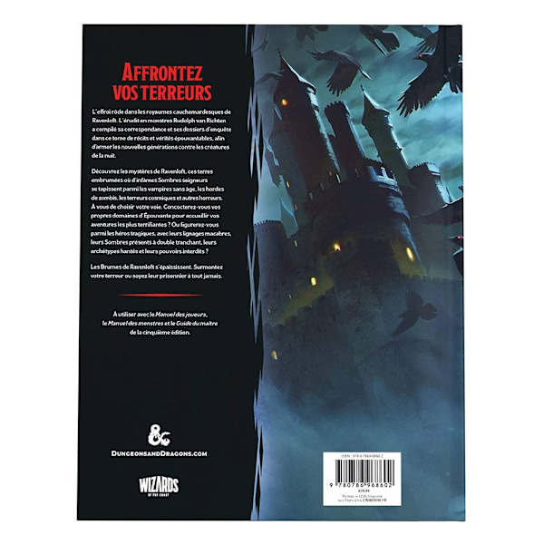 Dungeons & Dragons RPG Le Guide de Van Richten sur Ravenloft fransk