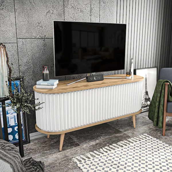 TV-taso Stor - Oud Oak, valkoinen