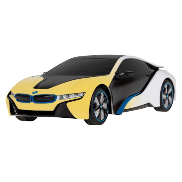 1:24 BMW i8 R/C -auto LED-valoilla ja kumirenkailla