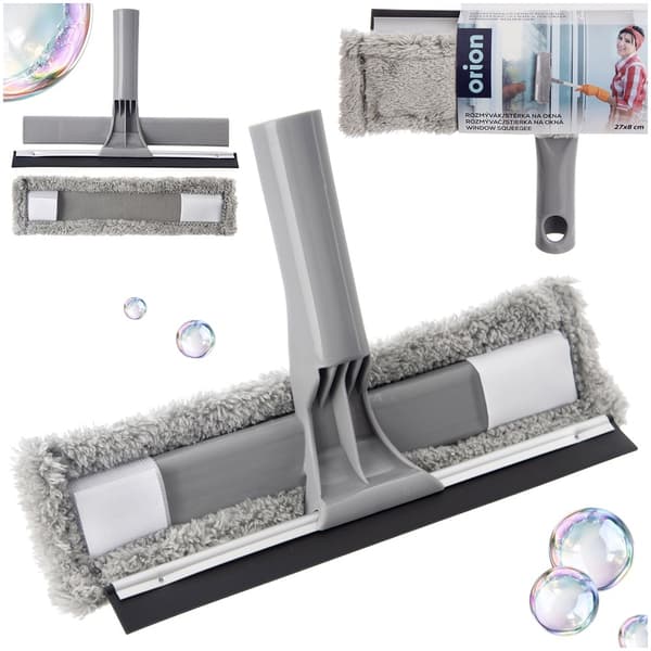 Vindusmoppe med gummiskraber 2i1 CLEAN SYSTEM