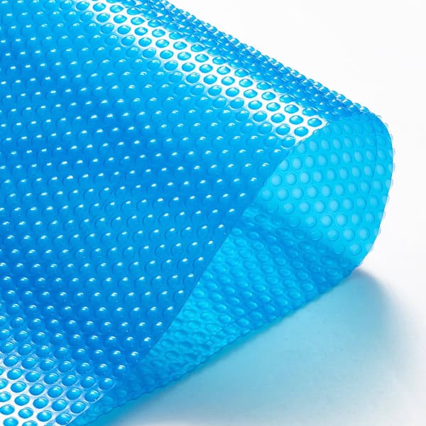 Solcellsöverdrag för pool 6,2 x 3,6 m, 4,6 mm blå PE