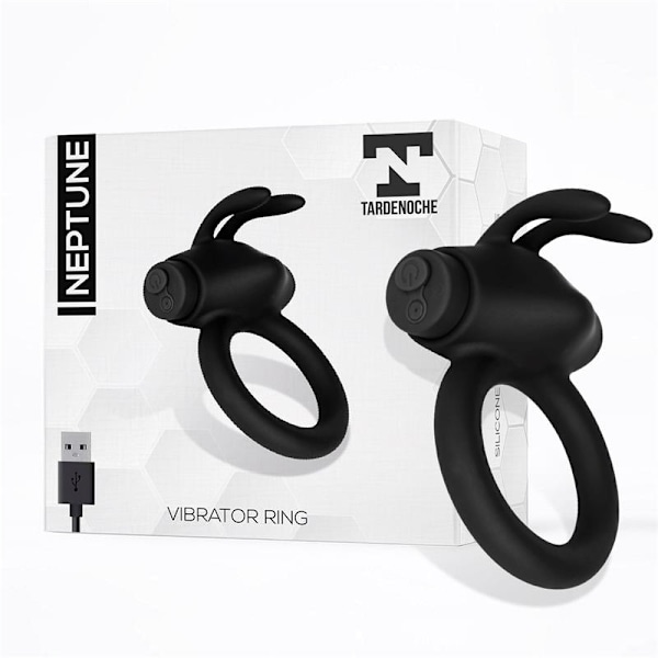 Neptune Vibrating Ring Silikon Uppladdningsbar USB