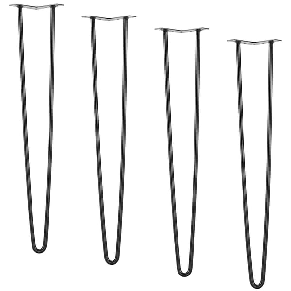 Hårnålsben, 28 tum, 4-pack, stål