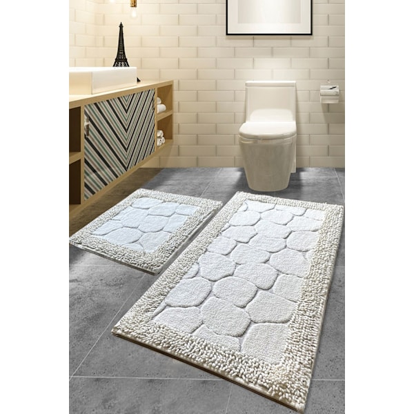 Bathmat Set (2 kpl) kivi - Ecru