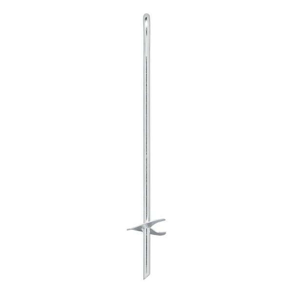 Maa-ankkuri 39 cm sinkitty teräs silmukalla