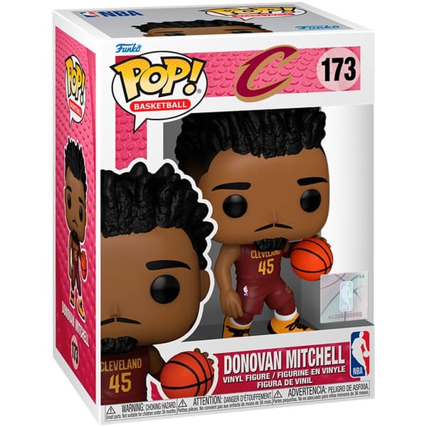 NBA Donovan Mitchell popfigur – samlerlegetøj, 4-tommer