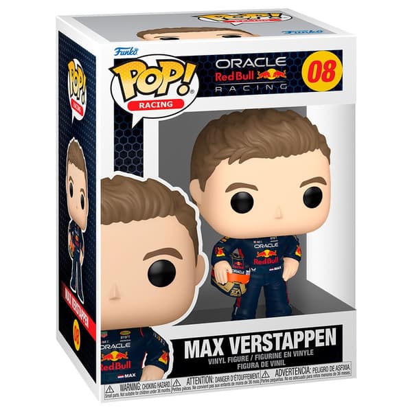 Max Verstappen POP figur - samlerobjekt racerlegetøj, 4 tommer