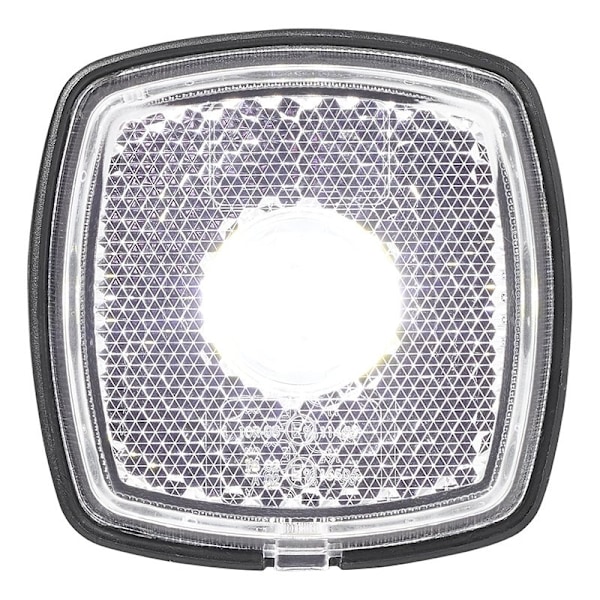Forreste positionslygte 9-30V hvid 61 x 61 mm LED