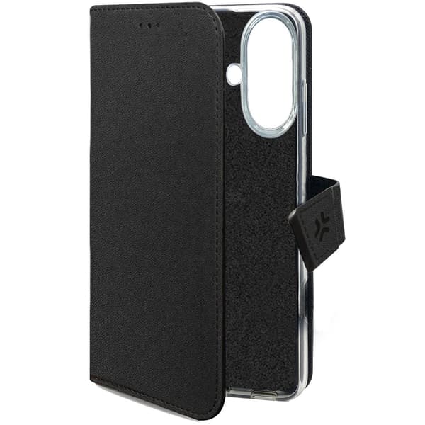 Wally Wallet Case Galaxy S24 FE musta