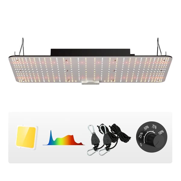 LED-växtlampa, 200W fullspektrum, dimbar, IP65