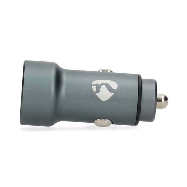 Dubbel USB-A/USB-C billaddare, 38W, automatisk spänning