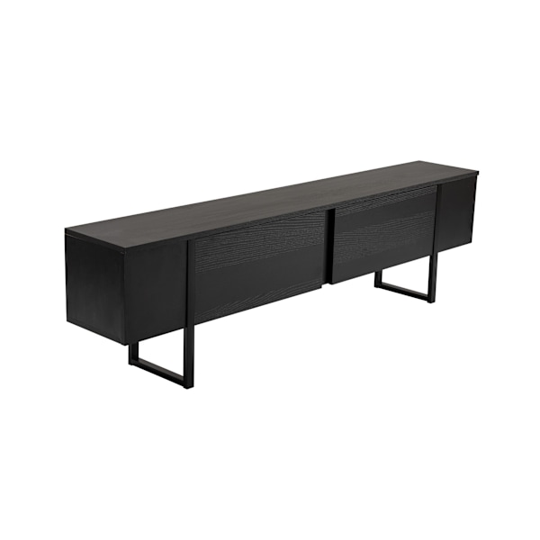 TV Stand Serenity - Træ Sort, Sort