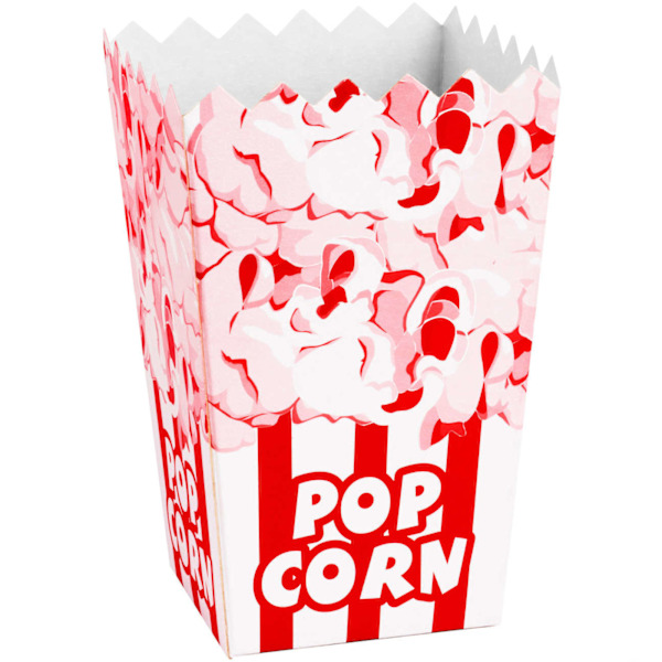 Pahvilaatikko PopCornille 7x14,5x9cm MEDIUM 0,75L 100 kpl.