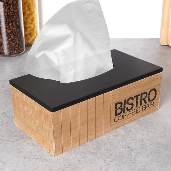 Trendy designet MDF papirholder til væv