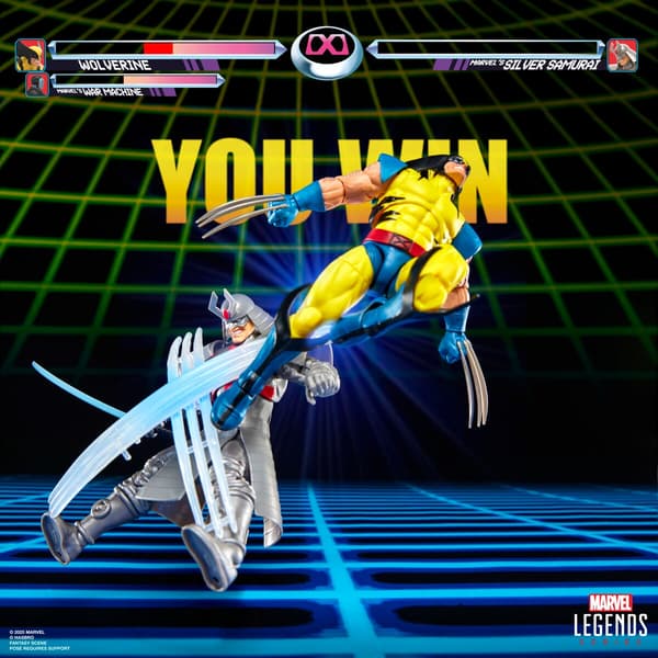 Wolverine & Silver Samurai Action Figursæt, 15 cm høj