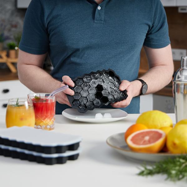 Silikoninen jääpalamuottisarja 3 kappaletta
