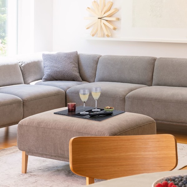 Sofabakke i mørkebrun bambus