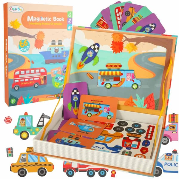 Magnetisk transportmiddel puslespil